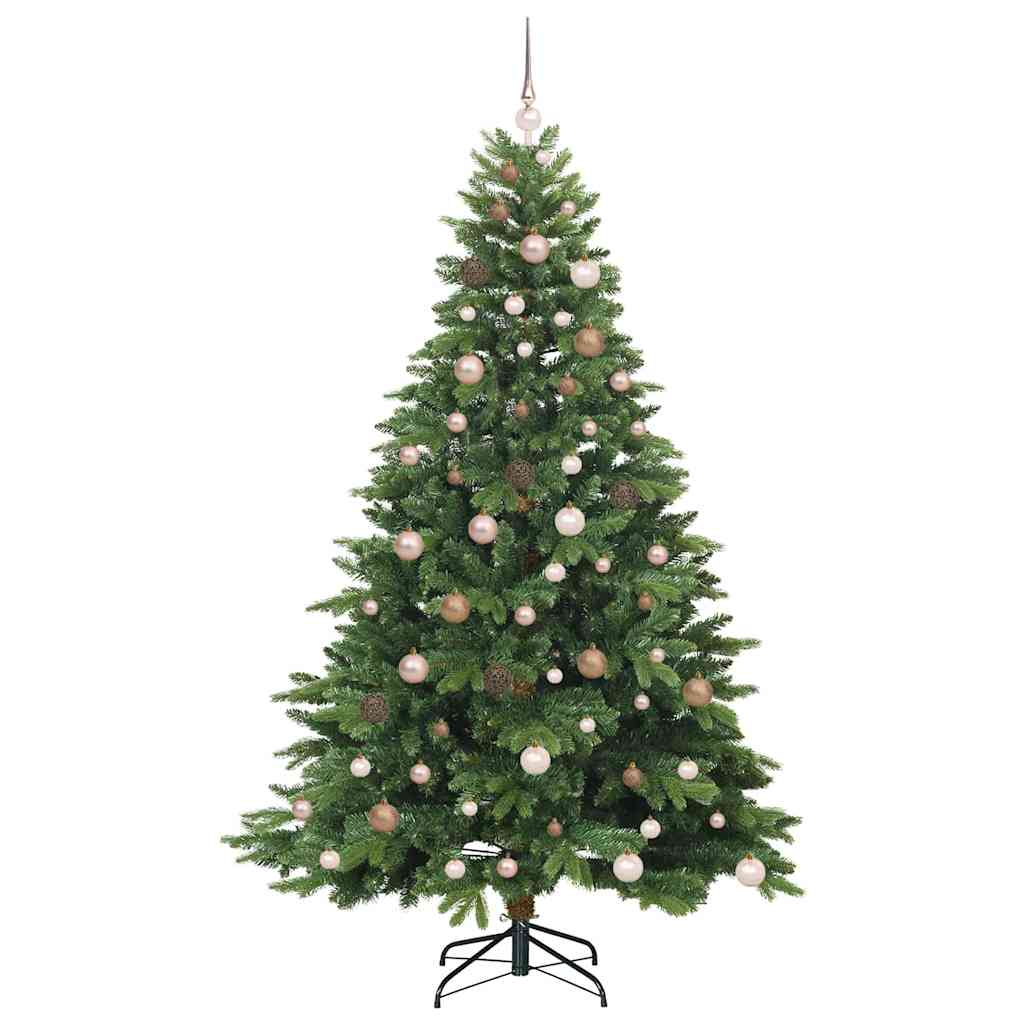 Dirbtinė Kalėdų eglutė su 300 LED Žalia 210 cm PE ir PVC