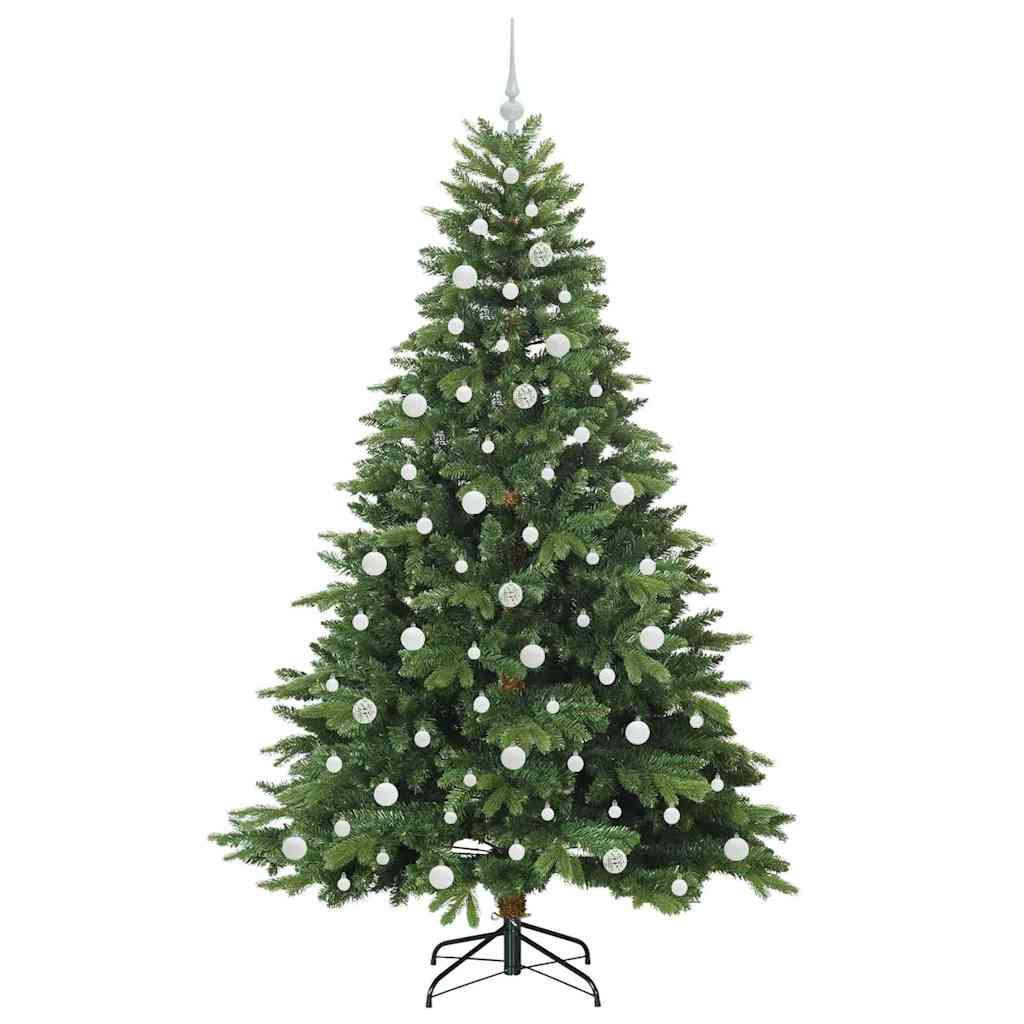 Dirbtinė Kalėdų eglutė su 300 LED Žalia 210 cm PE ir PVC