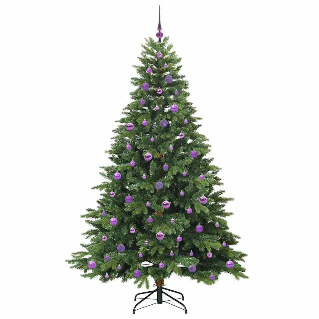 Dirbtinė Kalėdų eglutė su 300 LED Žalia 210 cm PE ir PVC