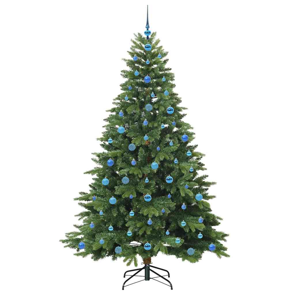 Dirbtinė Kalėdų eglutė su 300 LED Žalia 210 cm PE ir PVC