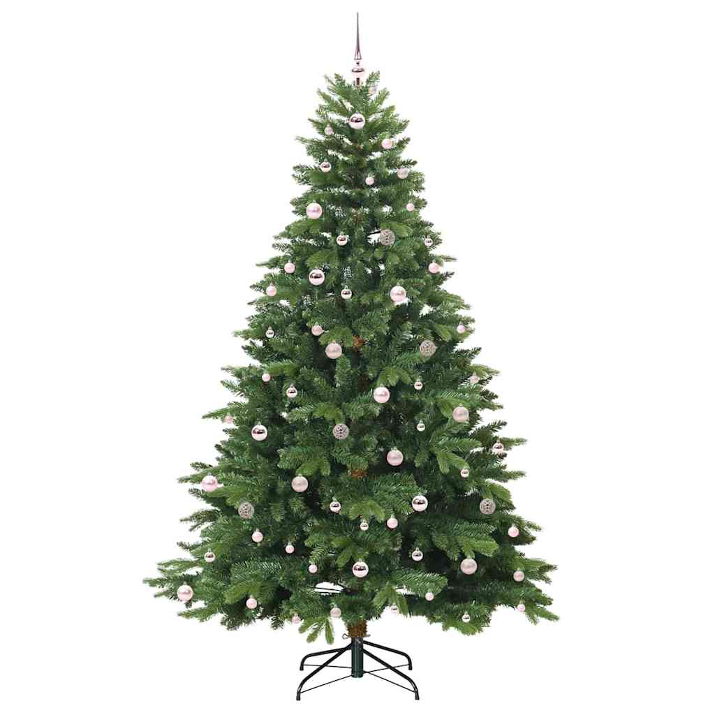 Dirbtinė Kalėdų eglutė su 300 LED Žalia 240 cm PE ir PVC