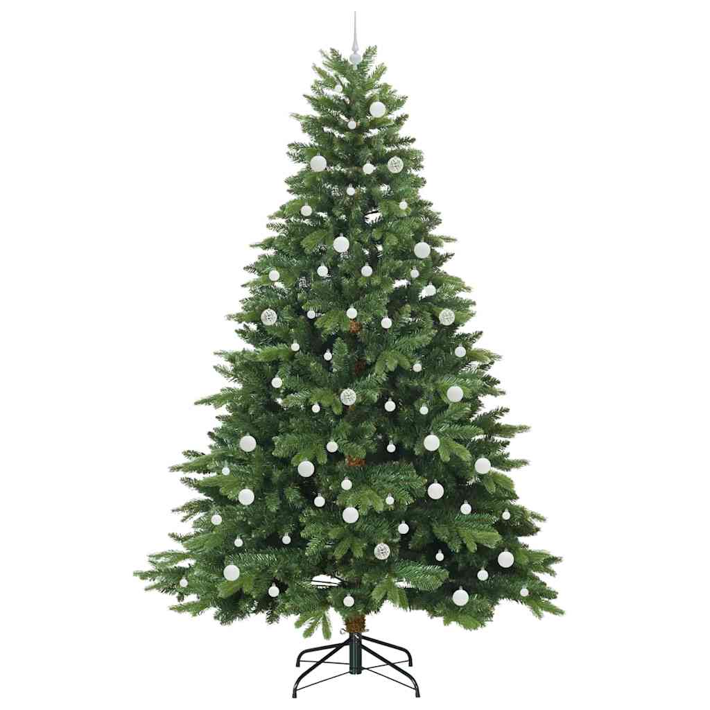 Dirbtinė Kalėdų eglutė su 300 LED Žalia 240 cm PE ir PVC