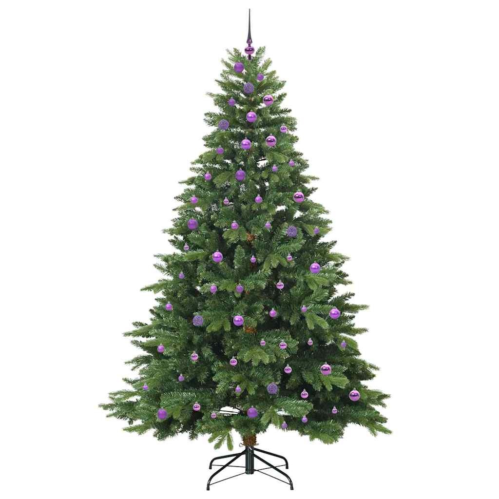 Dirbtinė Kalėdų eglutė su 300 LED Žalia 240 cm PE ir PVC