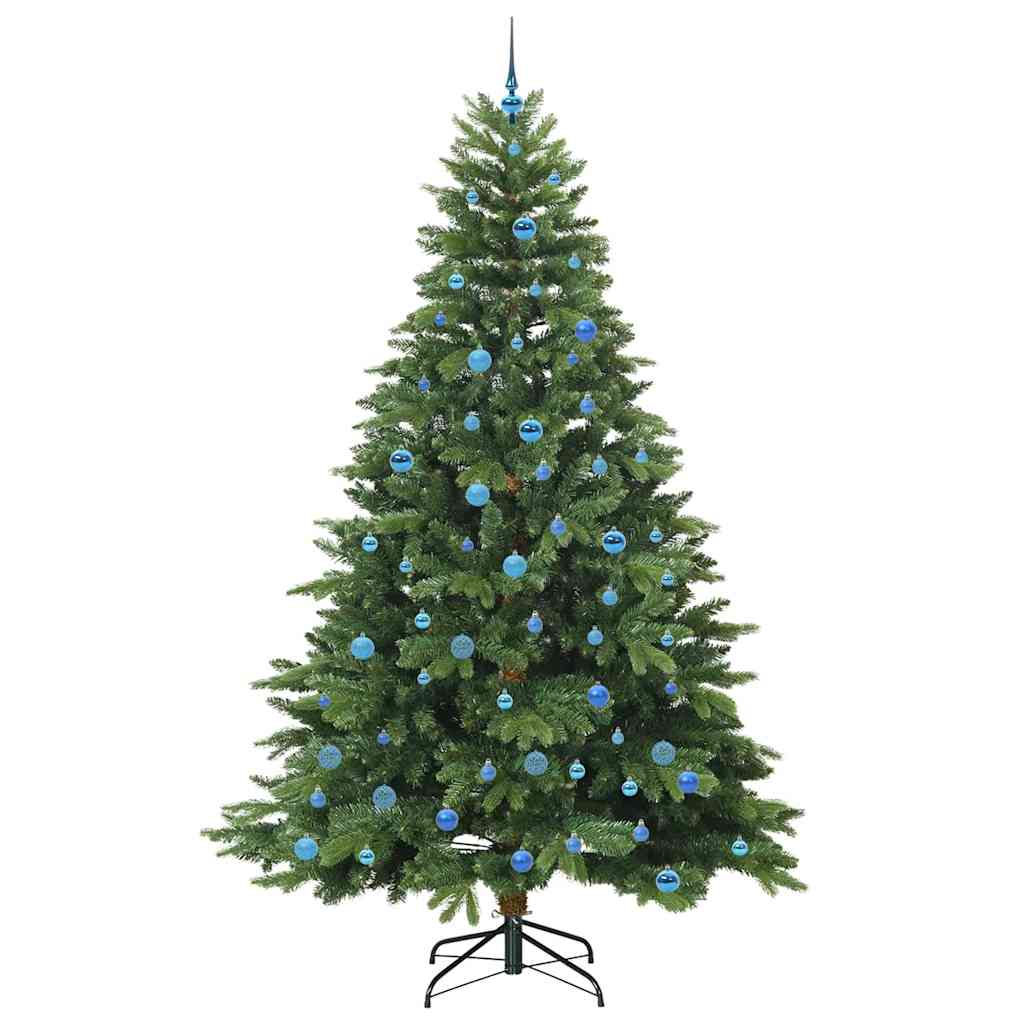 Dirbtinė Kalėdų eglutė su 300 LED Žalia 240 cm PE ir PVC