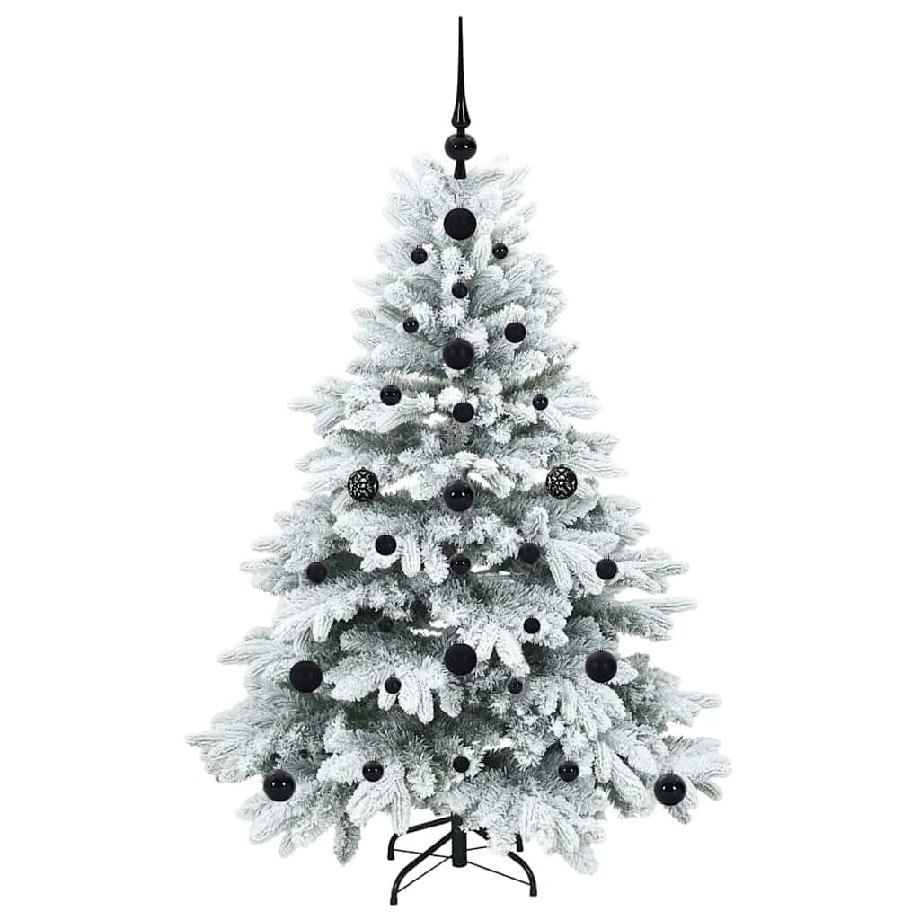 Dirbtinė Kalėdų eglutė su 150 LED Balta 120 cm PE ir PVC