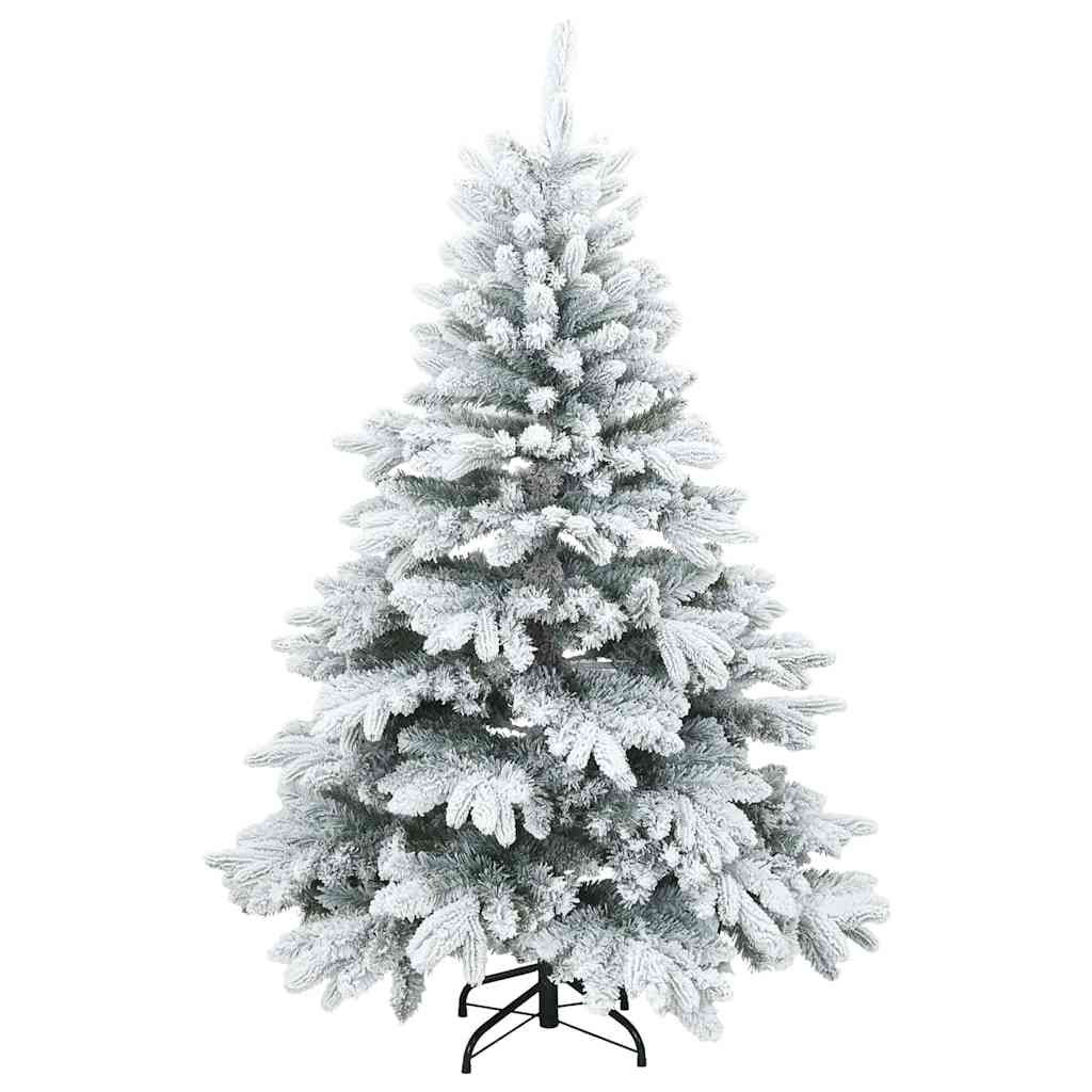 Dirbtinė Kalėdų eglutė su 150 LED Balta 120 cm PE ir PVC