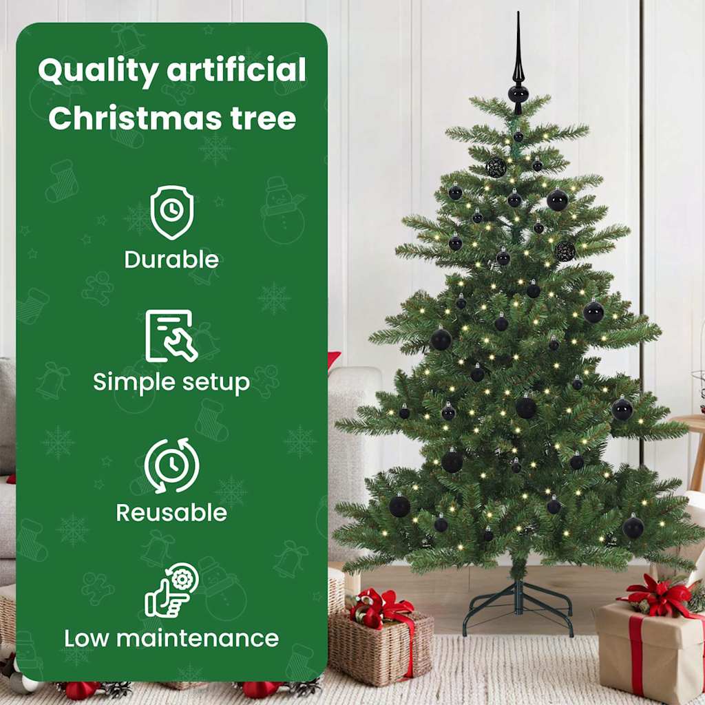 Dirbtinė Sulankstoma Kalėdų Eglutė VALE CRYSTAL, su 150 LED 150 cm.