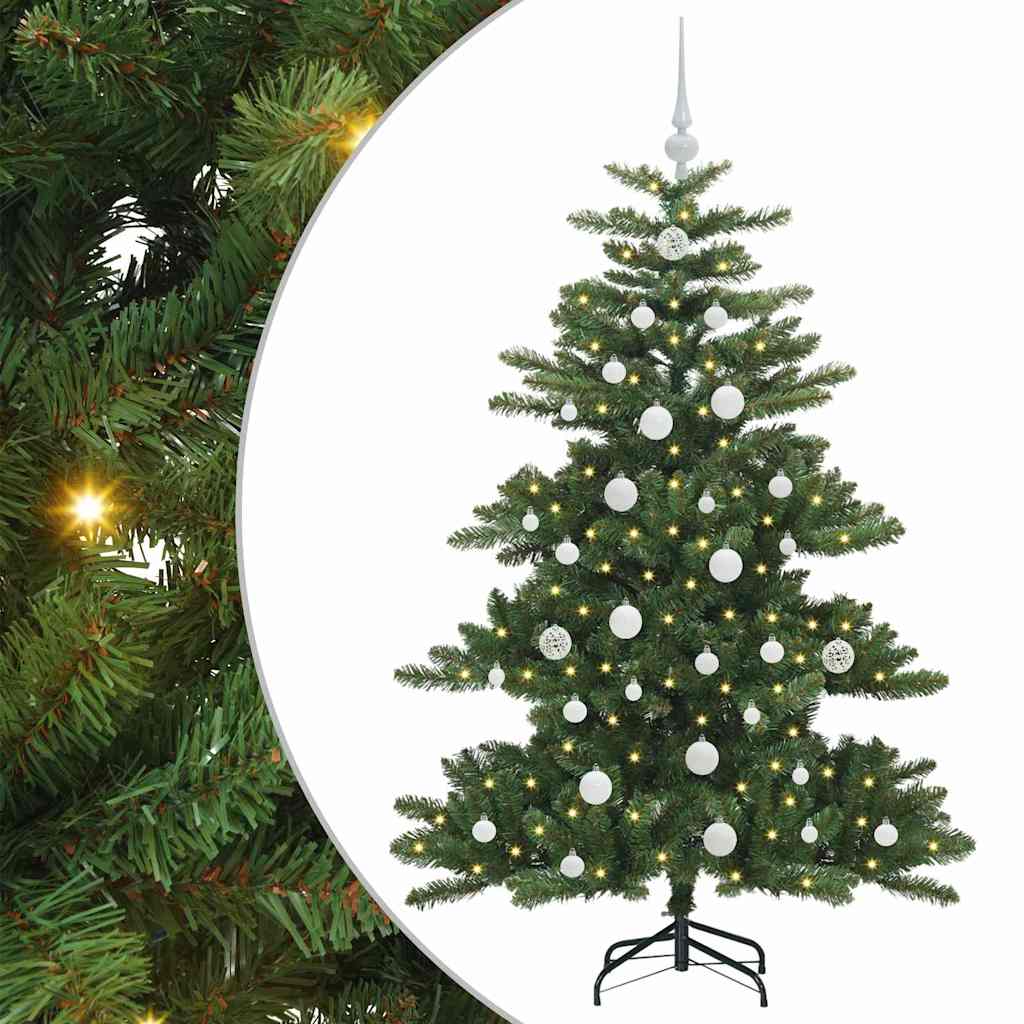 Mākslīgā saliekamā Ziemassvētku egle VALE CRYSTAL, ar 150 LED 150 cm.