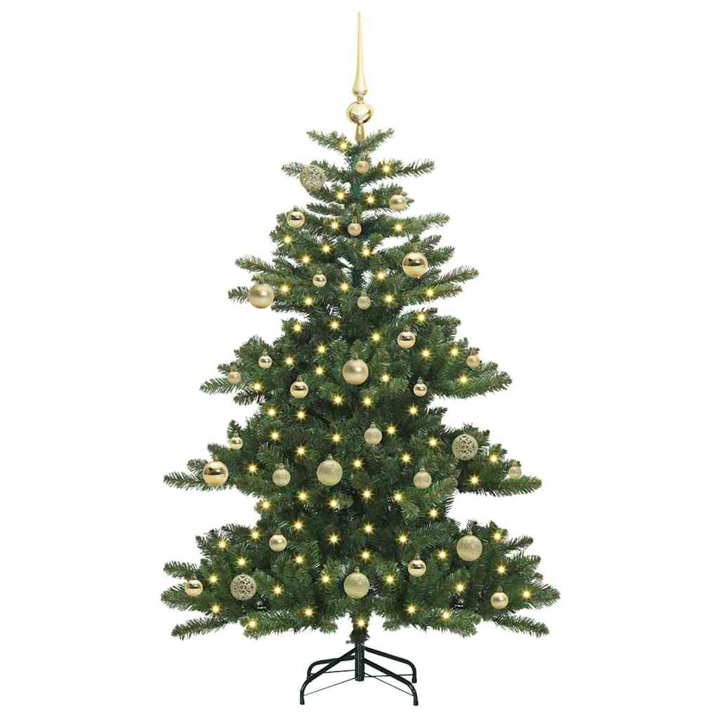 Mākslīgā saliekamā Ziemassvētku eglīte VALE CRYSTAL, ar 150 LED 150 cm.