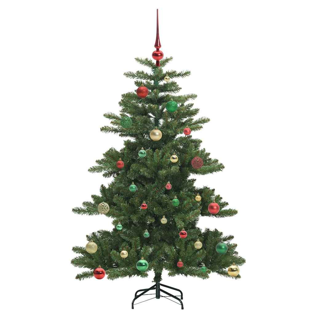 Dirbtinė Sulankstoma Kalėdų Eglutė su 150 LED Žalia 150 cm PVC