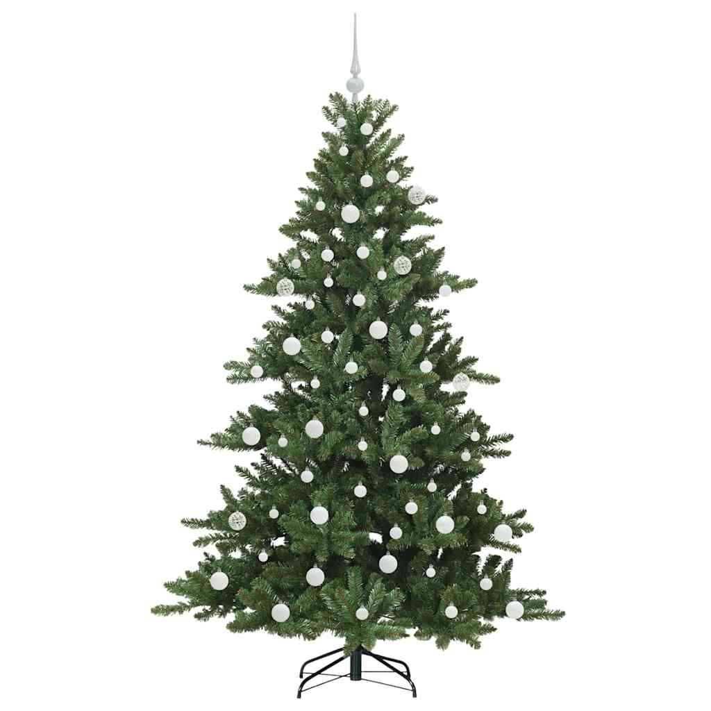Dirbtinė Sulankstoma Kalėdų Eglutė su 300 LED Žalia 180 cm PVC