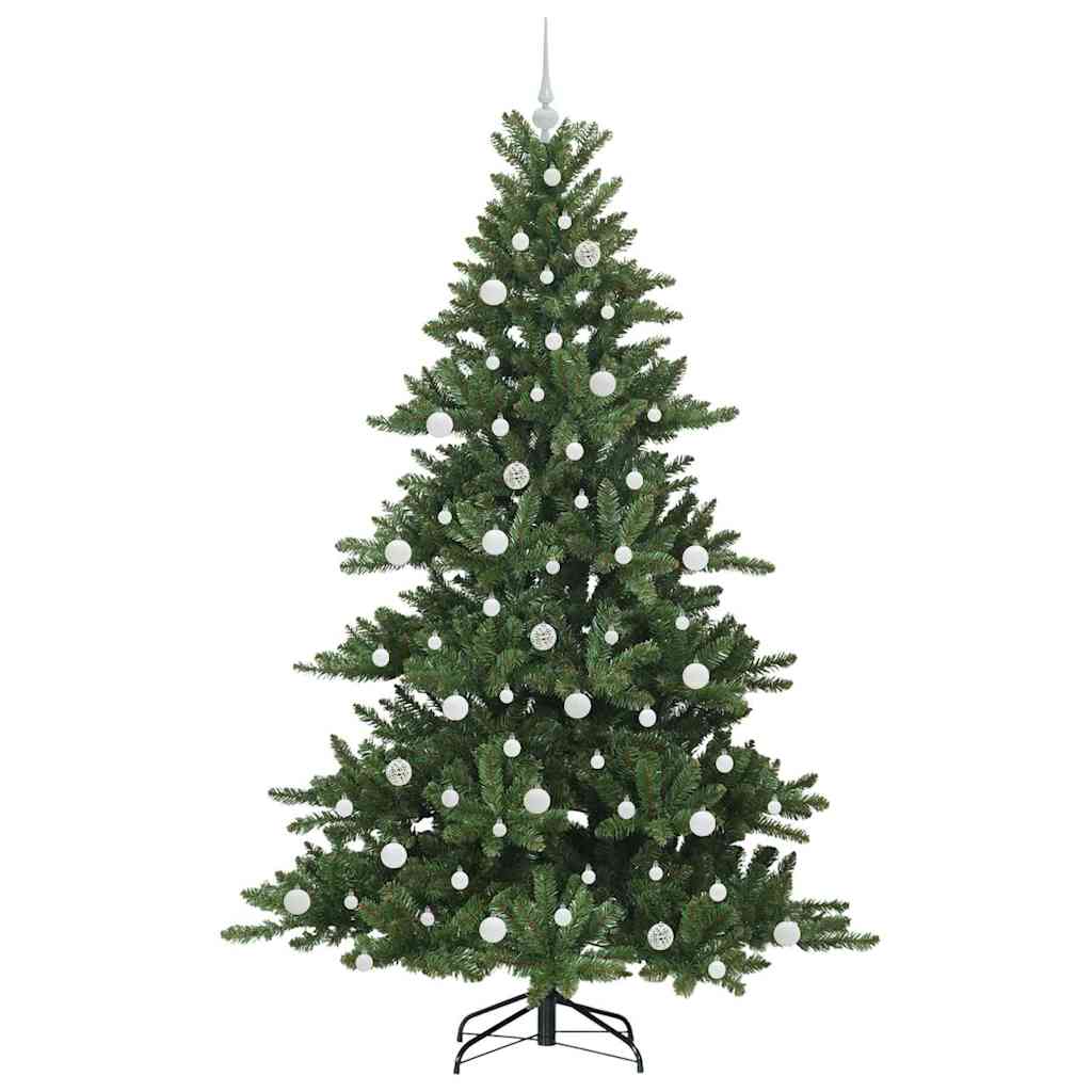 Dirbtinė Sulankstoma Kalėdų Eglutė su 300 LED Žalia 210 cm PVC