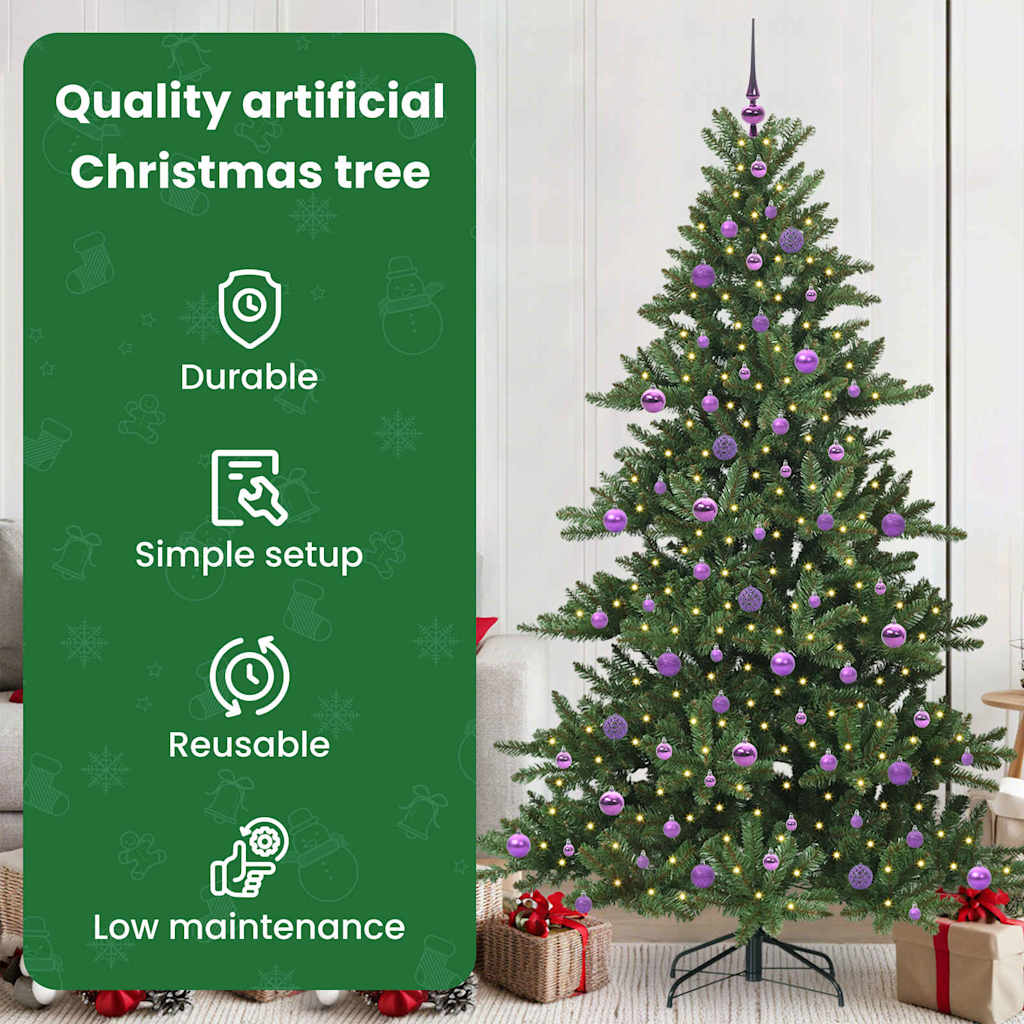 Dirbtinė Sulankstoma Kalėdų Eglutė EVERGREEN NORDIC, su 300 LED 210 cm.