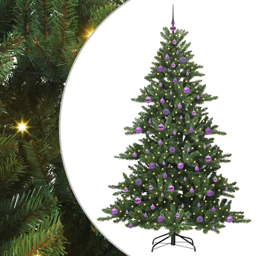 Artificial Folding Christmas Tree EVERGREEN NORDIC, with 300 LED 210 cm.