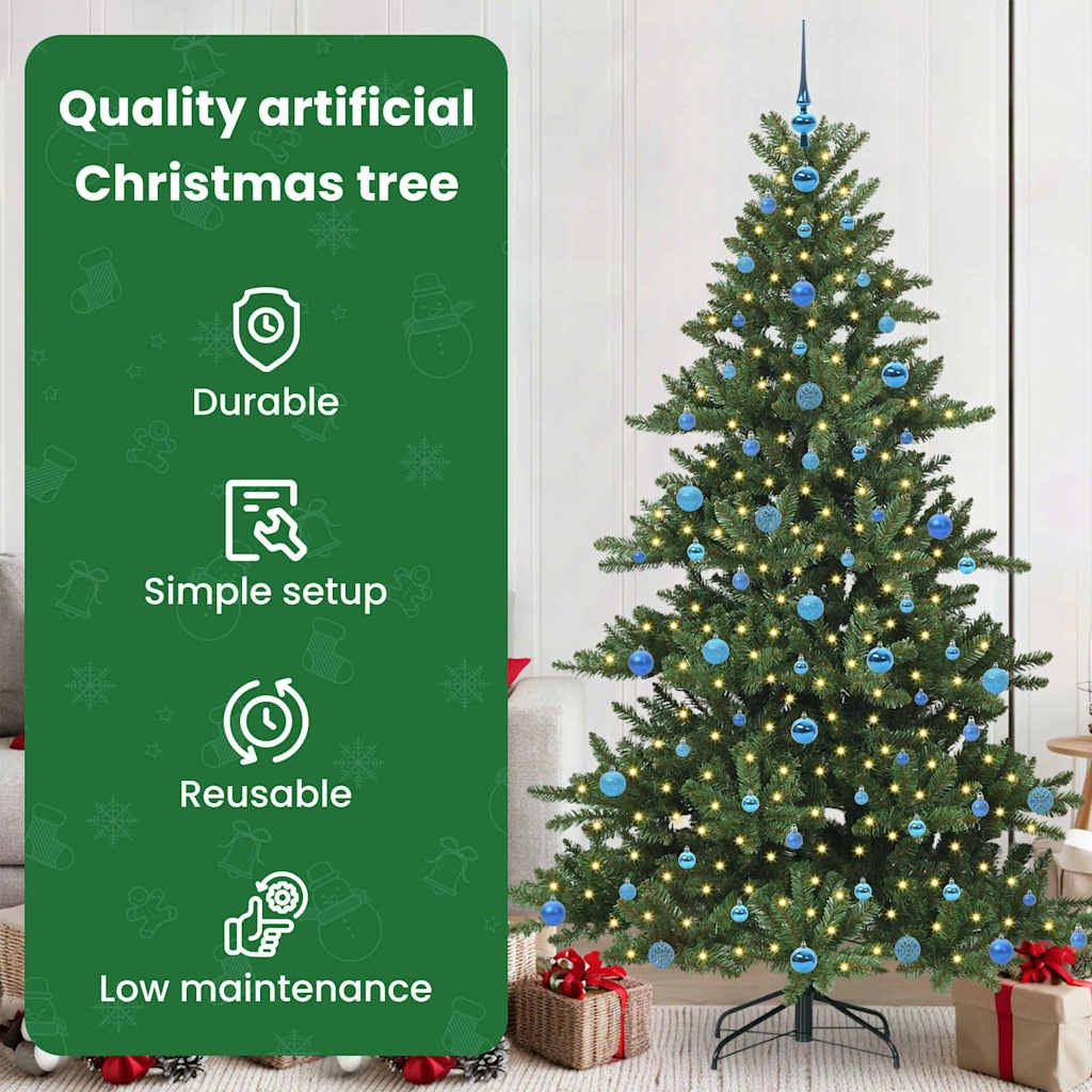 Dirbtinė Sulankstoma Kalėdų Eglutė EVERGREEN NORDIC, su 300 LED 210 cm.