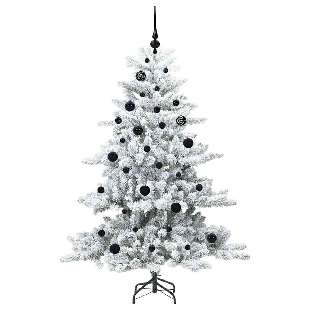 Mākslīgā saliekamā Ziemassvētku egle EVERGREEN HOLLOW, ar 150 LED 150 cm.