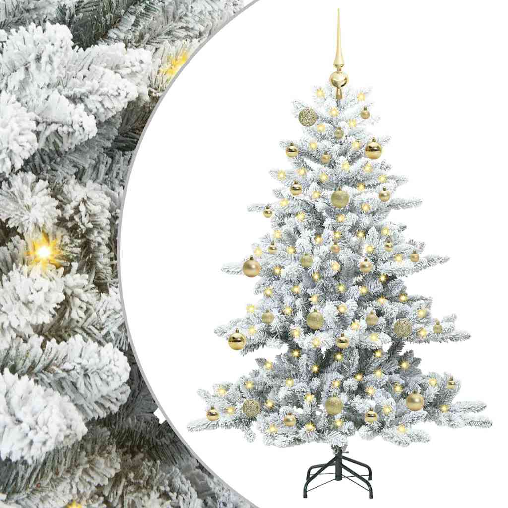 Dirbtinė Sulankstoma Kalėdų Eglutė EVERGREEN HOLLOW, su 150 LED 150 cm.