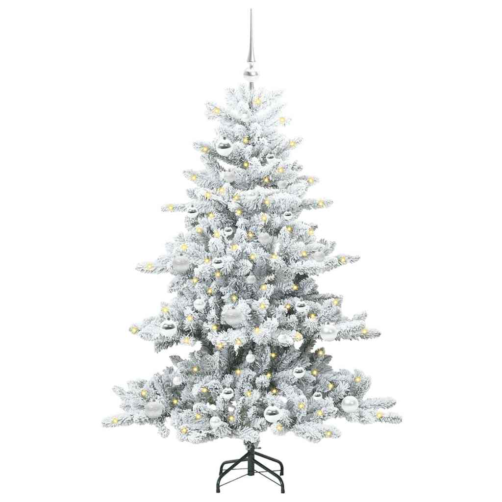 Artificial Foldable Christmas Tree with 150 LED White 150 cm PVC