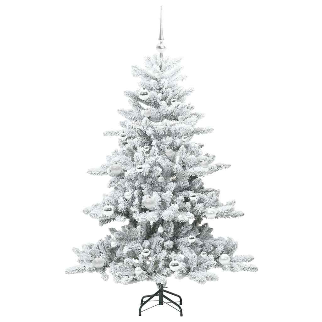 Artificial Foldable Christmas Tree with 150 LED White 150 cm PVC