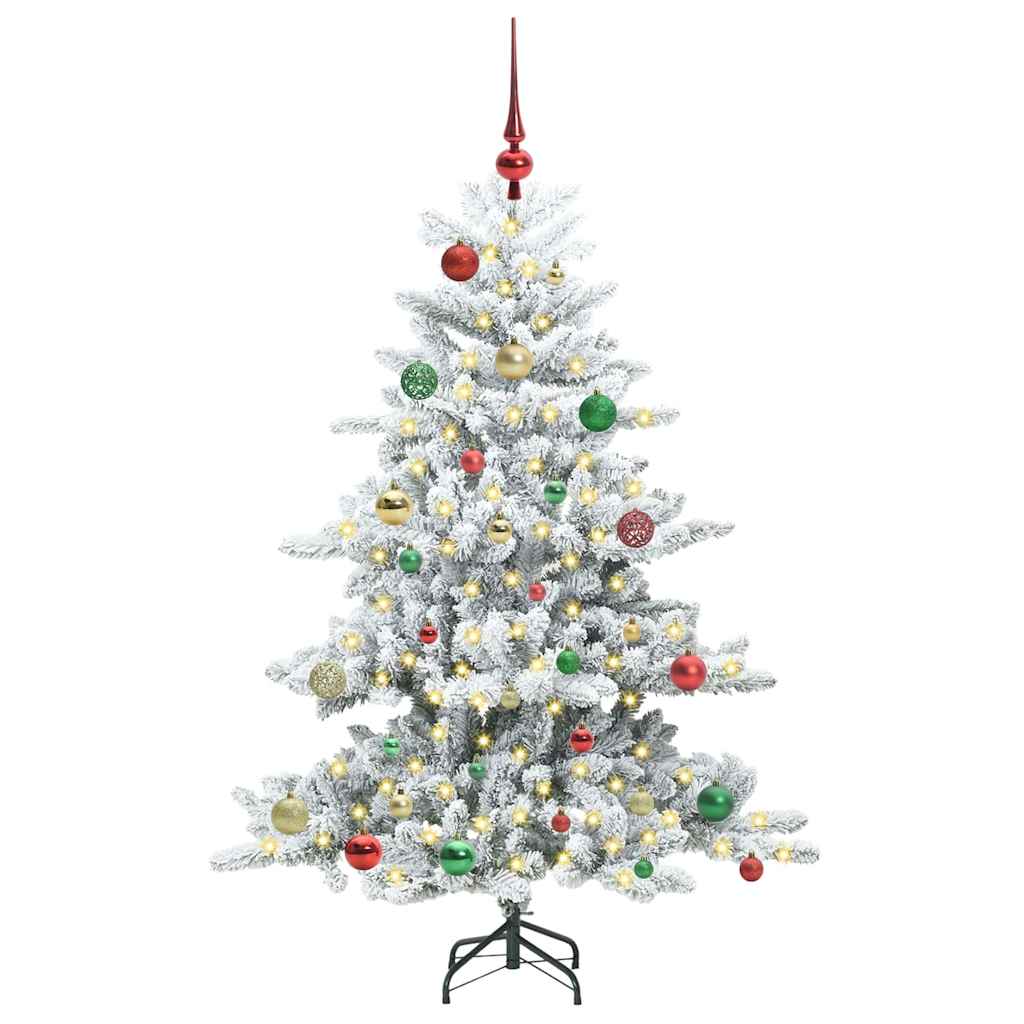 Artificial Foldable Christmas Tree with 150 LED White 150 cm PVC