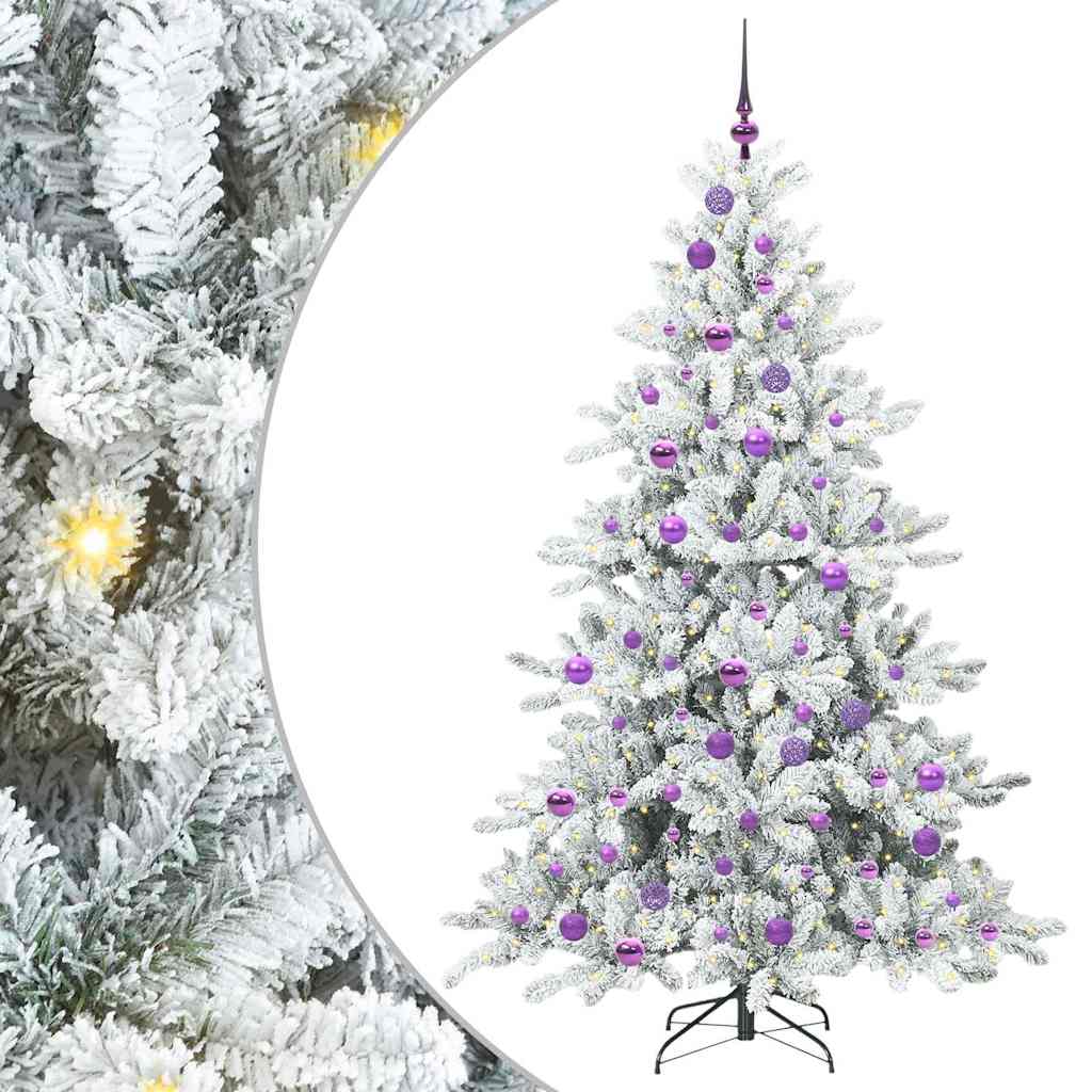 Dirbtinė Sulankstoma Kalėdų Eglutė CRYSTAL PINE, su 300 LED 180 cm.