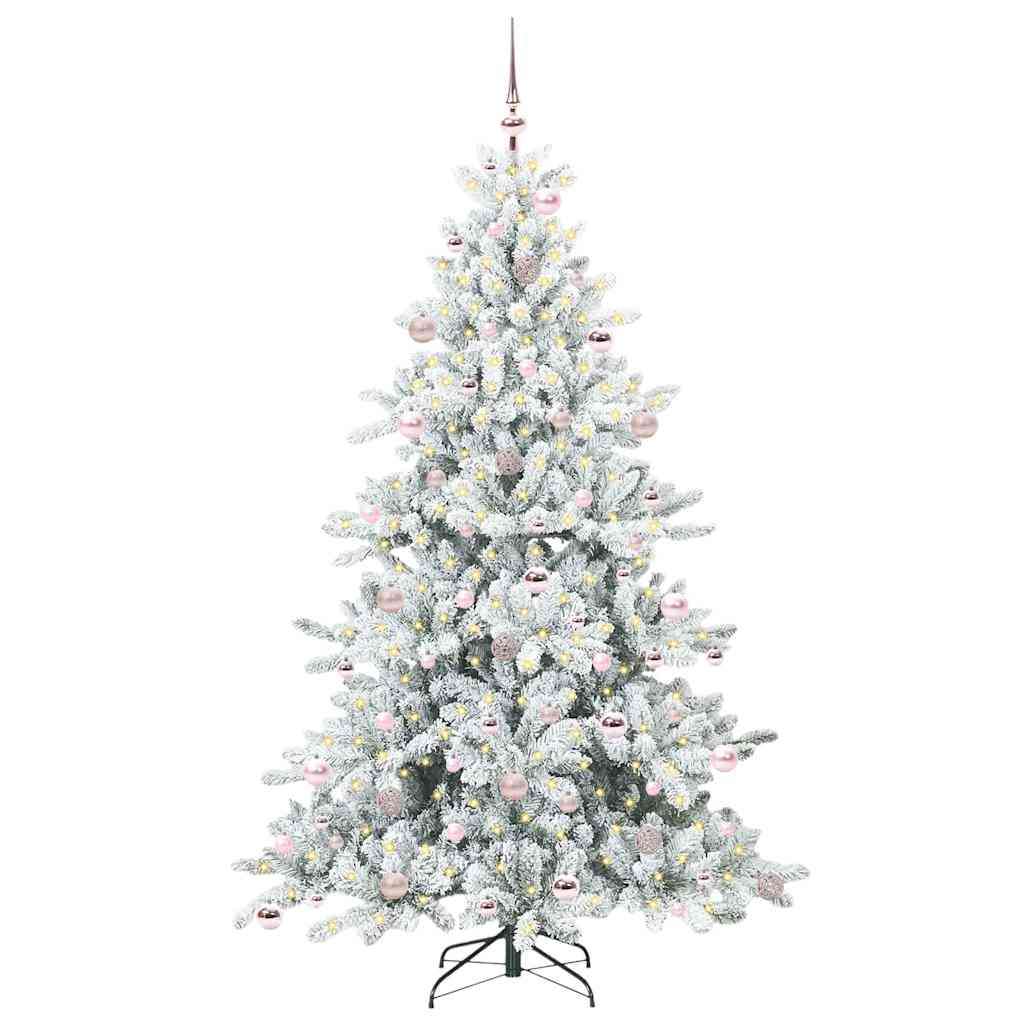 Mākslīgā saliekamā Ziemassvētku eglīte BLOOM HORIZON, ar 300 LED 210 cm.