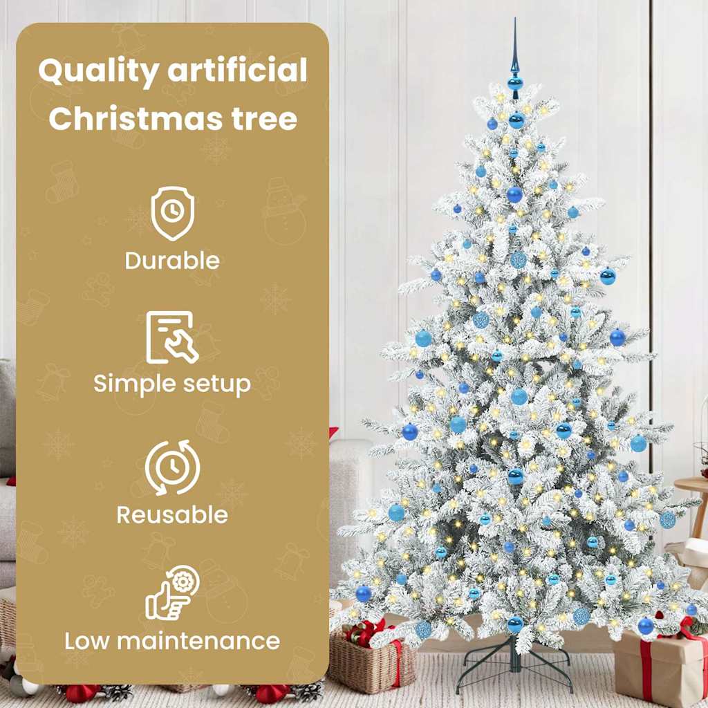 Artificial Folding Christmas Tree BLOOM HORIZON, with 300 LEDs, 210 cm.