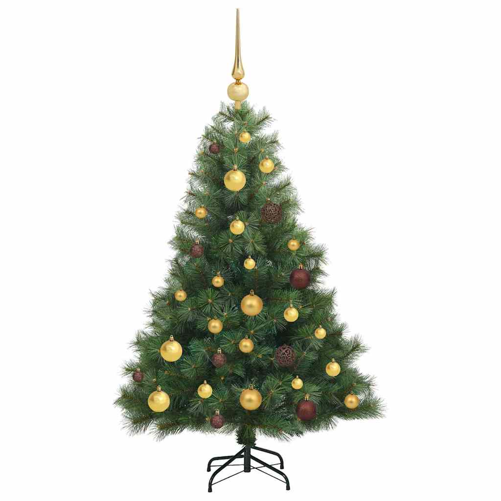 Dirbtinė Kalėdų eglutė su 150 LED Žalia 120 cm PE ir PVC