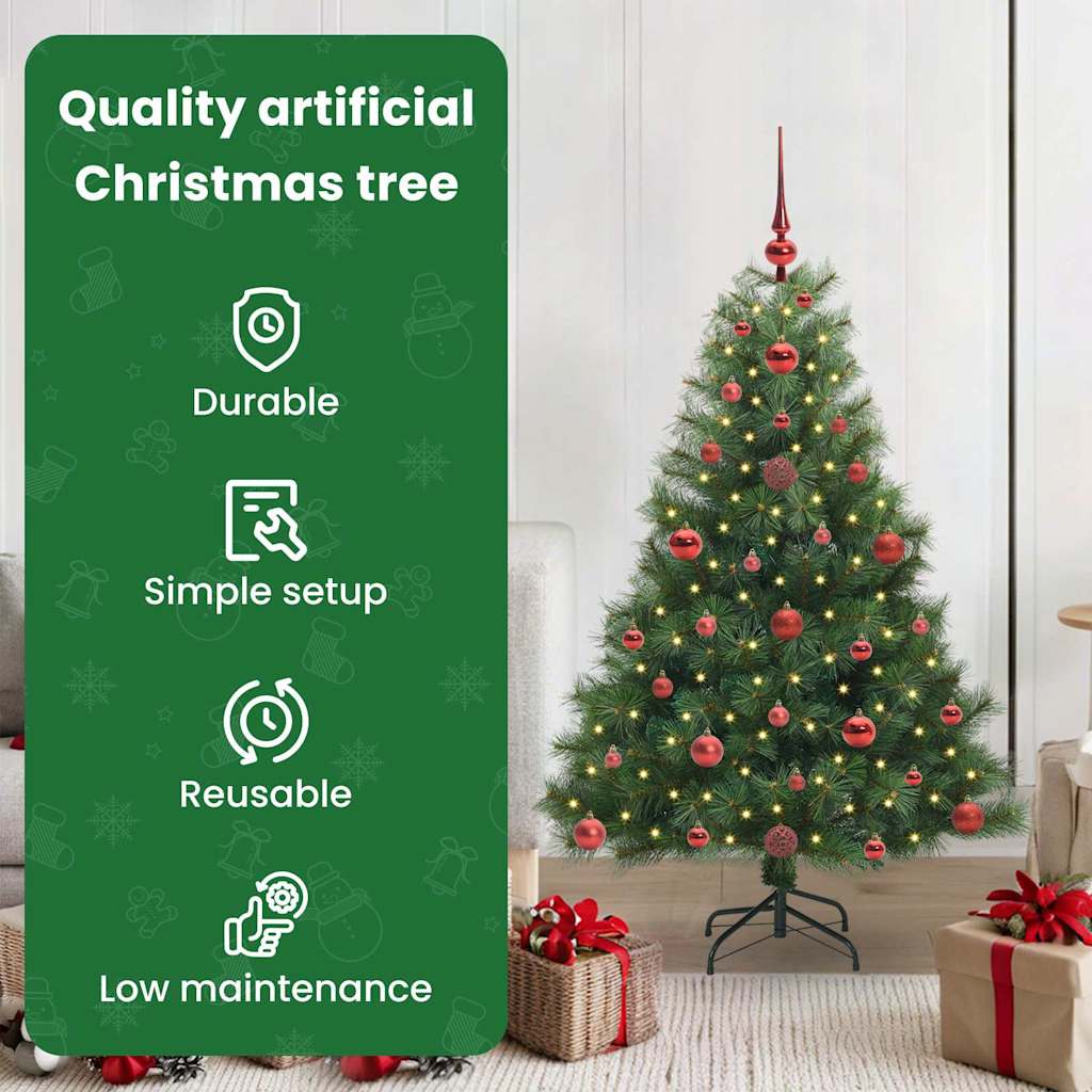 Dirbtinė Kalėdų eglutė PINE NORDIC, su 150 LED Žalia 120 cm.  ir