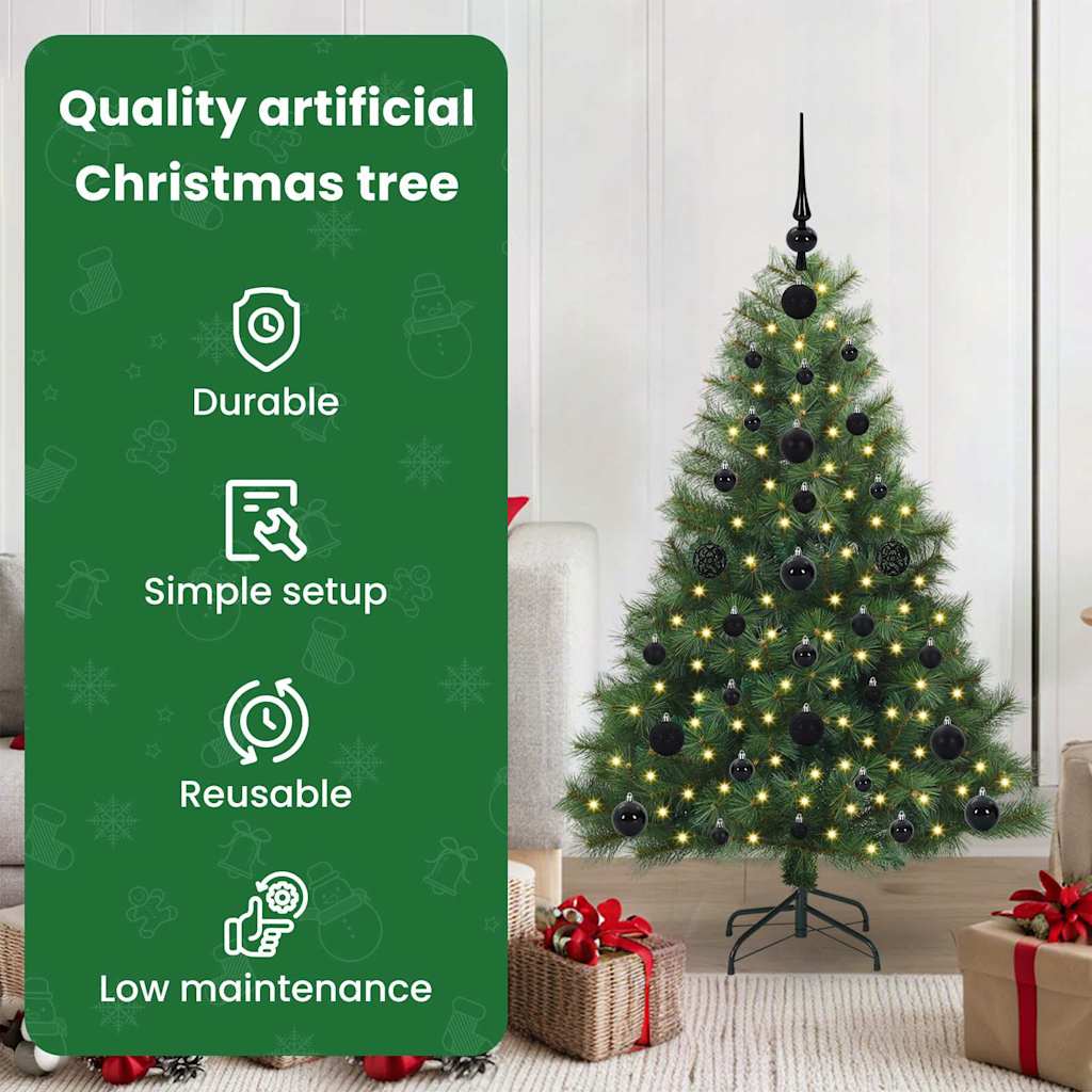 Dirbtinė Kalėdų eglutė PINE NORDIC, su 150 LED Žalia 120 cm.  ir