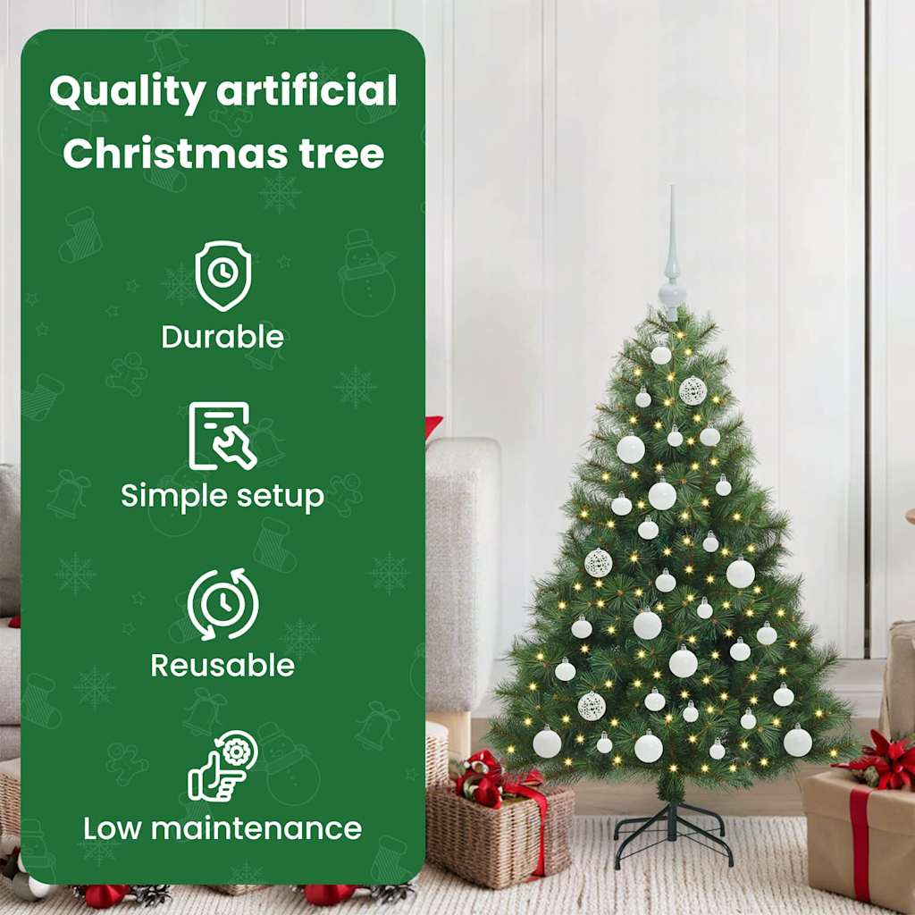Dirbtinė Kalėdų eglutė PINE NORDIC, su 150 LED Žalia 120 cm.  ir