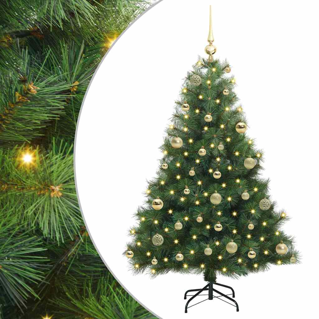 Mākslīgā Ziemassvētku eglīte PINE NORDIC, ar 150 LED, zaļa, 120 cm. un