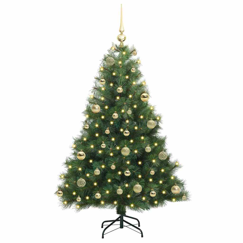 Mākslīgā Ziemassvētku eglīte PINE NORDIC, ar 150 LED, zaļa, 120 cm. un