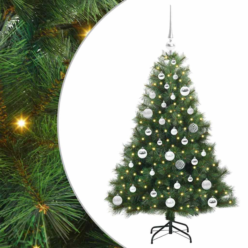 Artificial Christmas Tree with 150 LED Green 120 cm PE and PVC