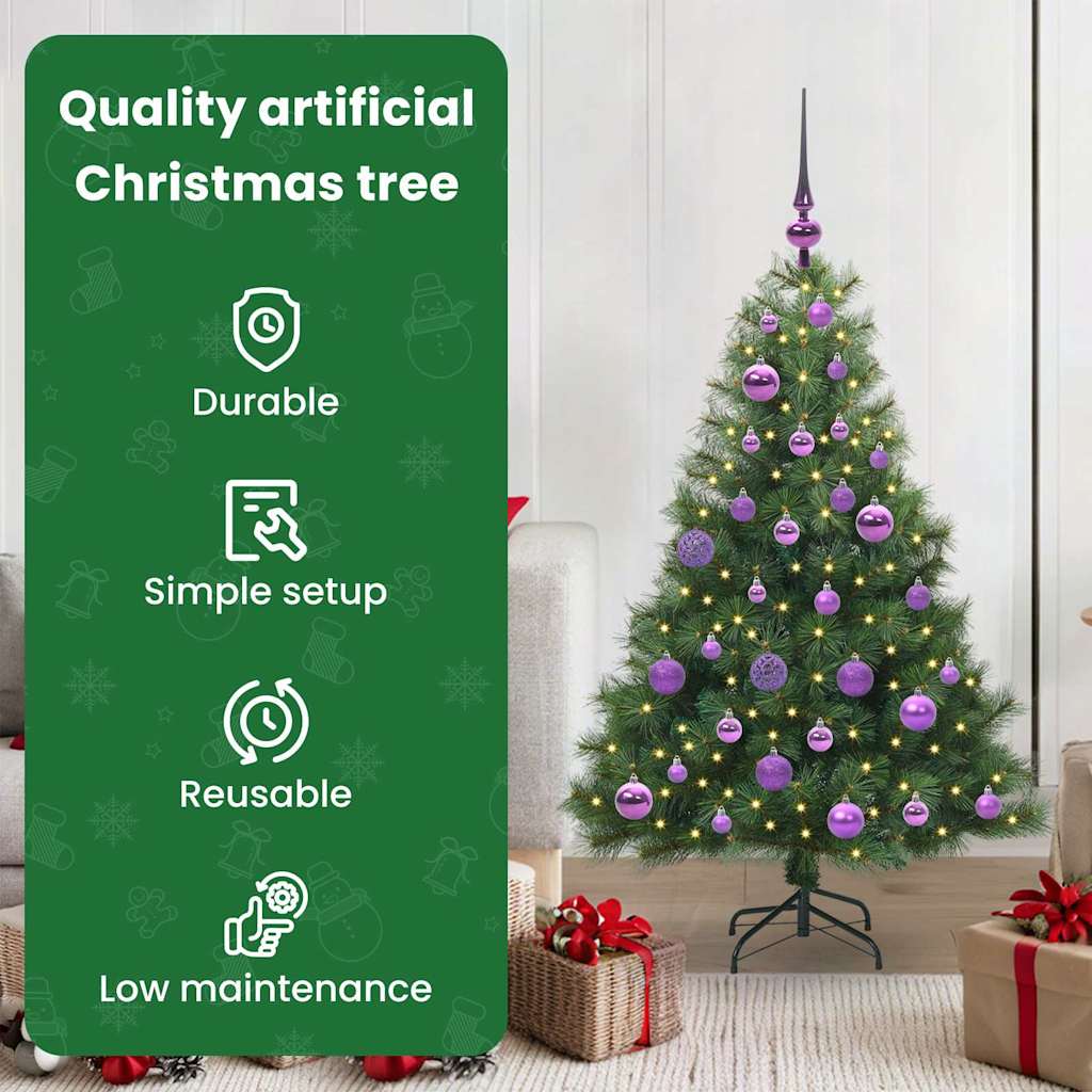 Dirbtinė Kalėdų eglutė PINE NORDIC, su 150 LED Žalia 120 cm.  ir