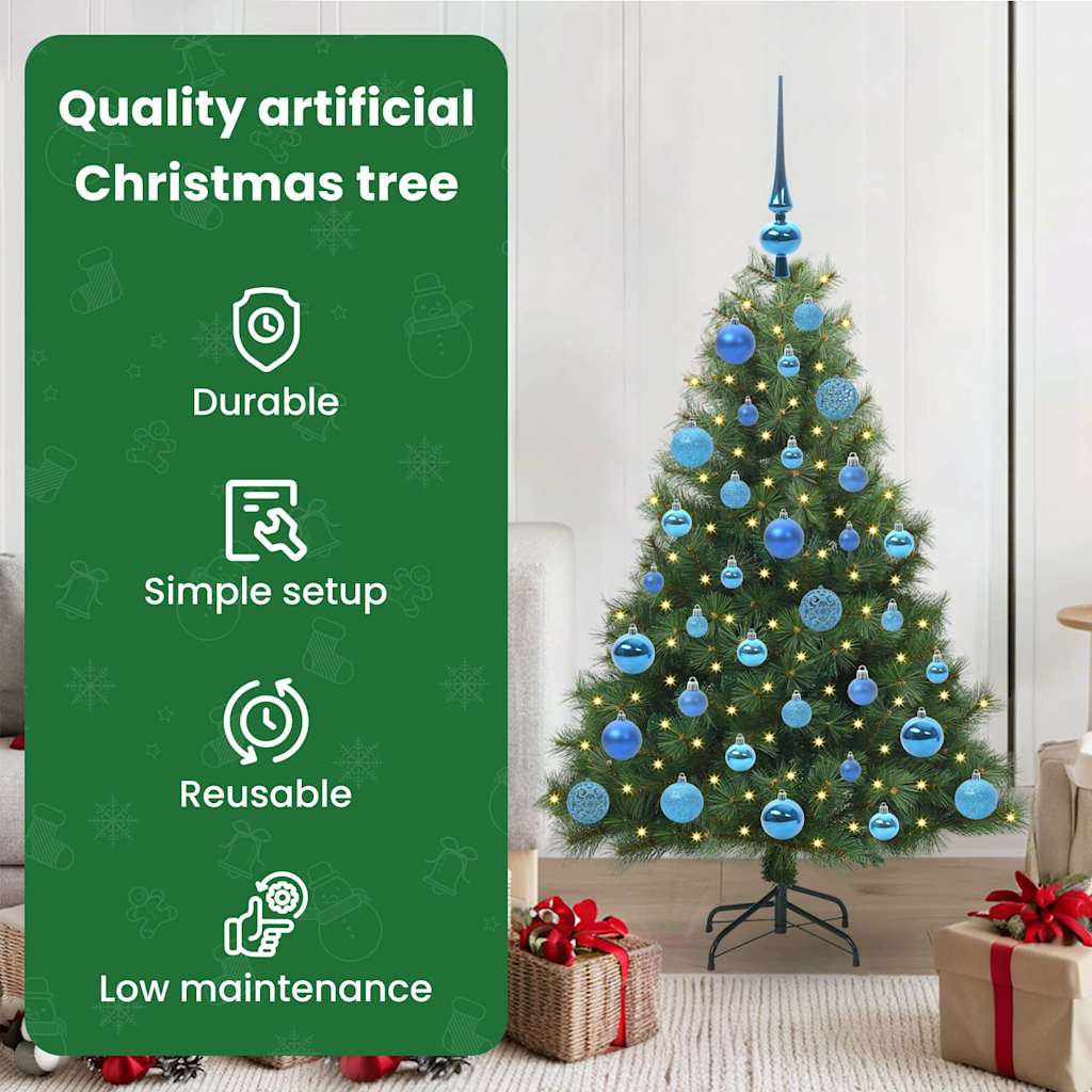 Dirbtinė Kalėdų eglutė PINE NORDIC, su 150 LED Žalia 120 cm.  ir