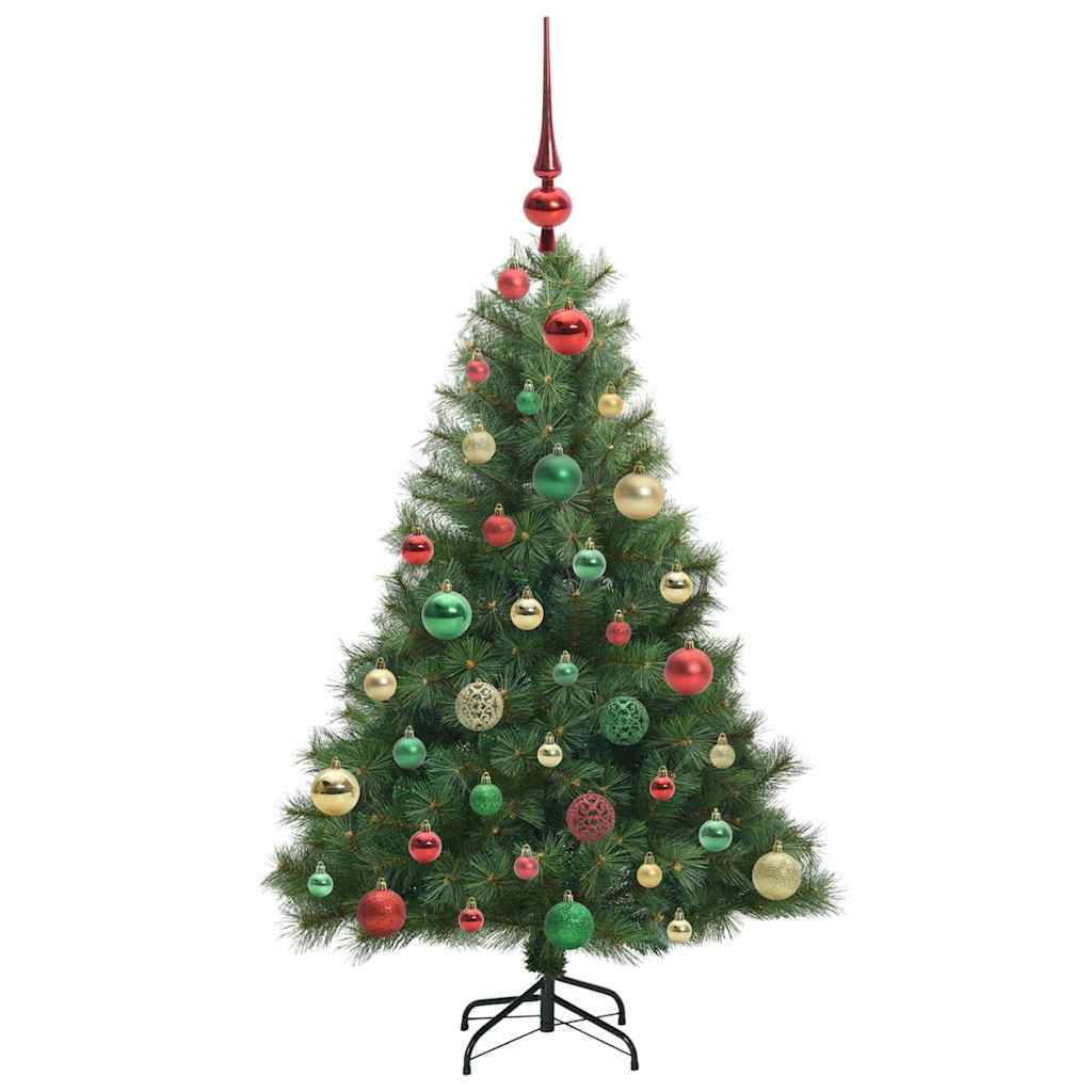 Dirbtinė Kalėdų eglutė su 150 LED Žalia 120 cm PE ir PVC