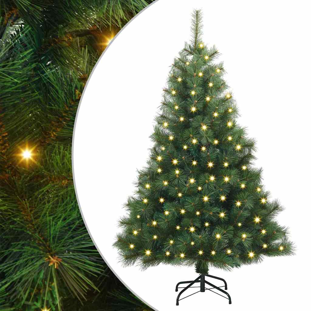 Mākslīgā Ziemassvētku eglīte PINE NORDIC ar 150 LED gaismiņām, zaļa, 150 cm. un