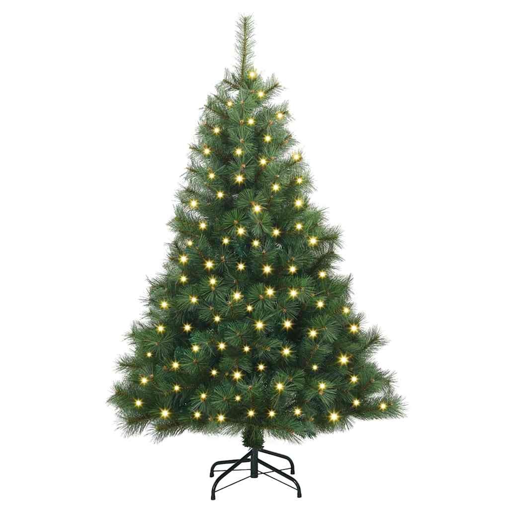 Mākslīgā Ziemassvētku eglīte PINE NORDIC ar 150 LED gaismiņām, zaļa, 150 cm. un