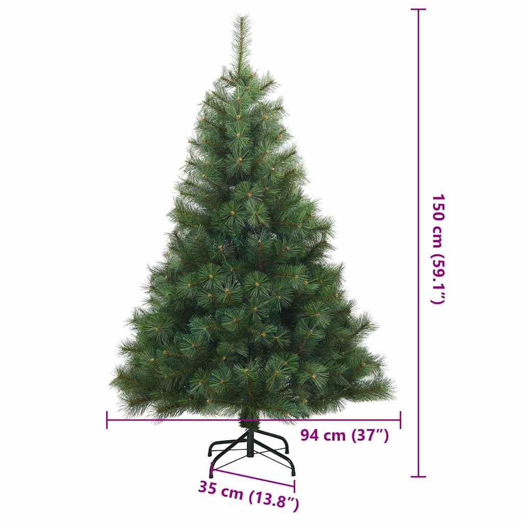 Mākslīgā Ziemassvētku eglīte PINE NORDIC ar 150 LED gaismiņām, zaļa, 150 cm. un