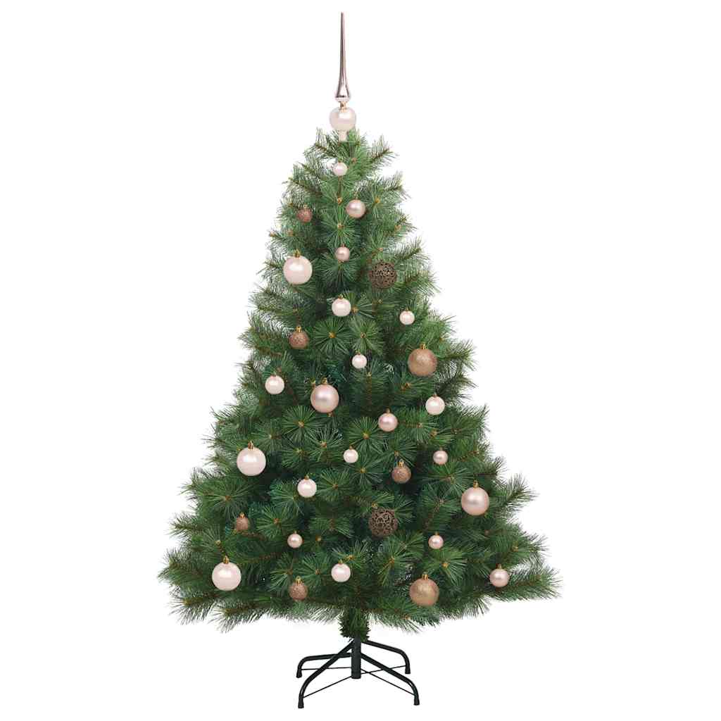 Dirbtinė Kalėdų eglutė su 150 LED Žalia 150 cm PE ir PVC