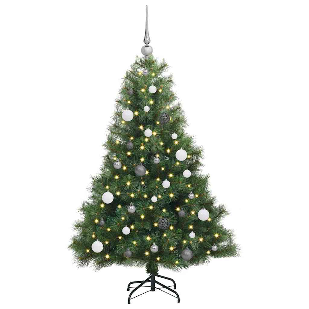 Dirbtinė Kalėdų eglutė su 150 LED Žalia 150 cm PE ir PVC