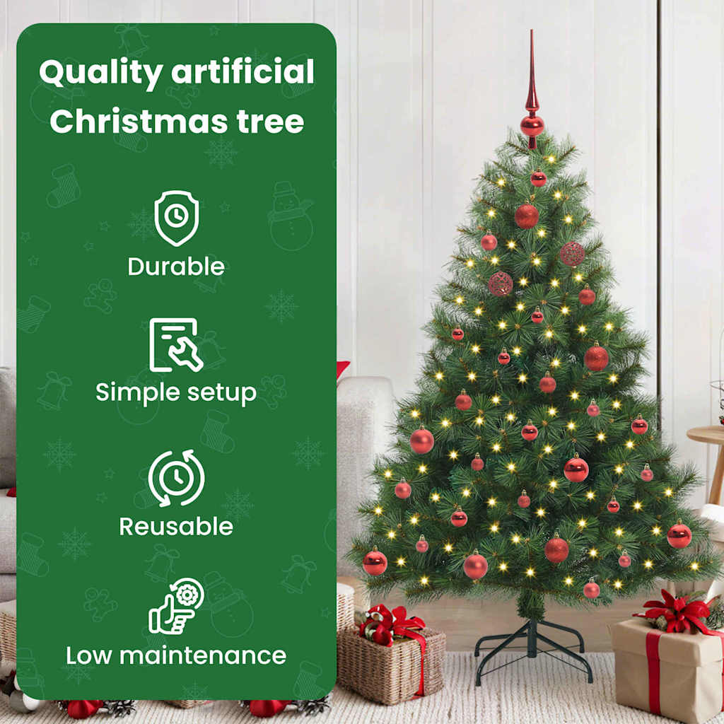 Dirbtinė Kalėdų eglutė BLOOM VALE, su 150 LED Žalia 150 cm.  ir