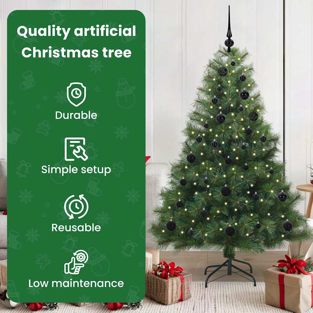 Mākslīgā Ziemassvētku eglīte BLOOM VALE, ar 150 LED Zaļa 150 cm. un