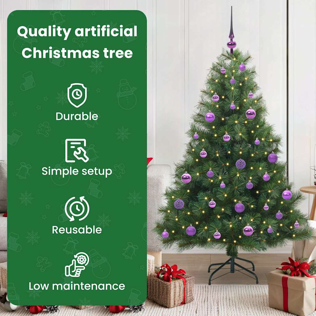 Dirbtinė Kalėdų eglutė BLOOM VALE, su 150 LED Žalia 150 cm.  ir