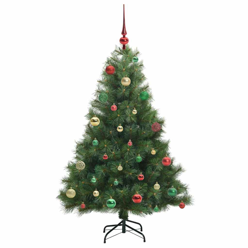 Dirbtinė Kalėdų eglutė su 150 LED Žalia 150 cm PE ir PVC