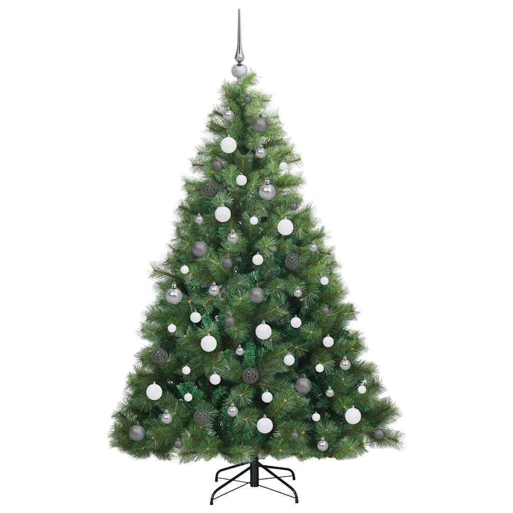Dirbtinė Kalėdų eglutė su 300 LED Žalia 180 cm PE ir PVC