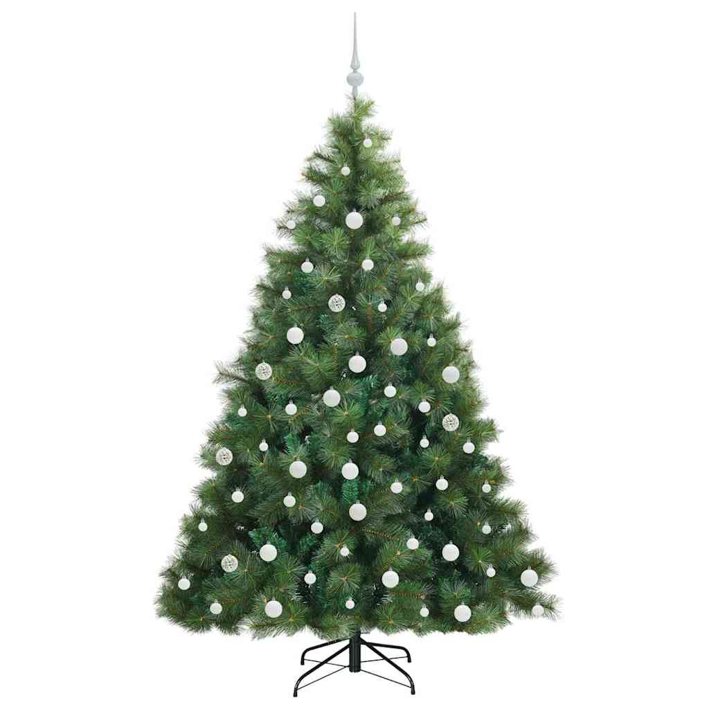 Dirbtinė Kalėdų eglutė su 300 LED Žalia 180 cm PE ir PVC
