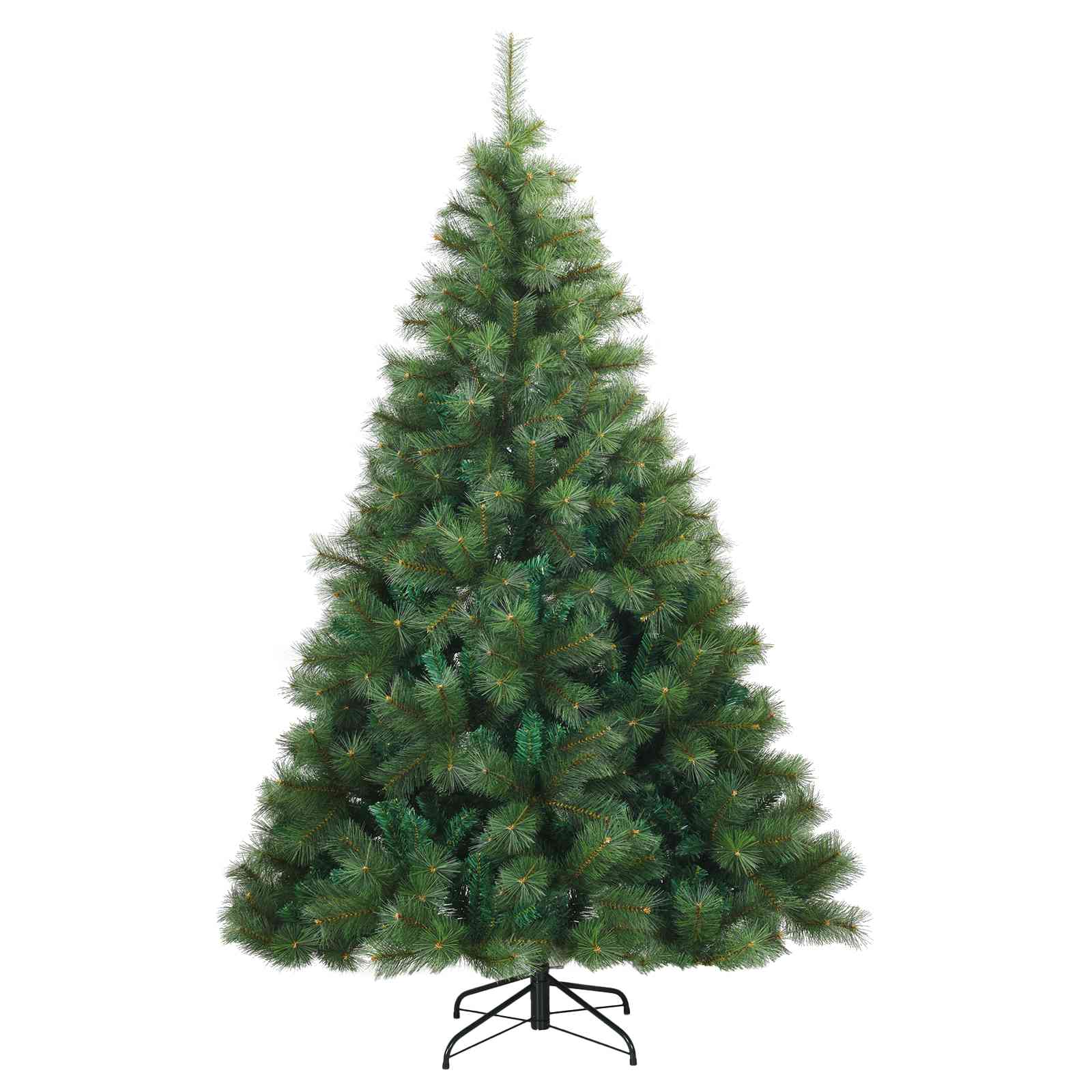 Dirbtinė Kalėdų eglutė su 300 LED Žalia 210 cm PE ir PVC