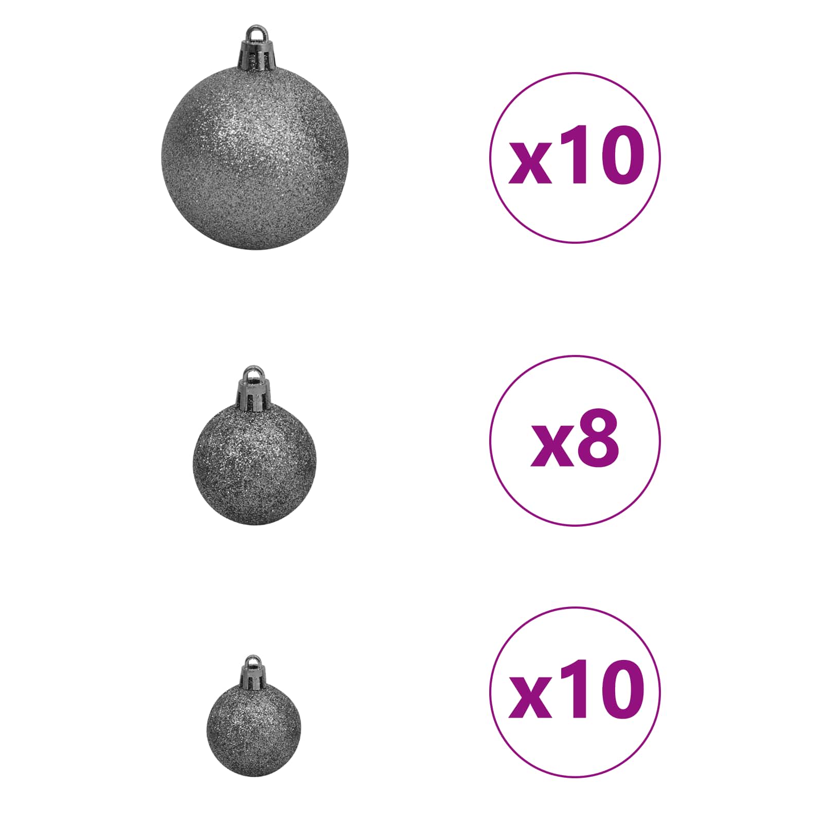 Dirbtinė Kalėdų eglutė su 300 LED Žalia 210 cm PE ir PVC